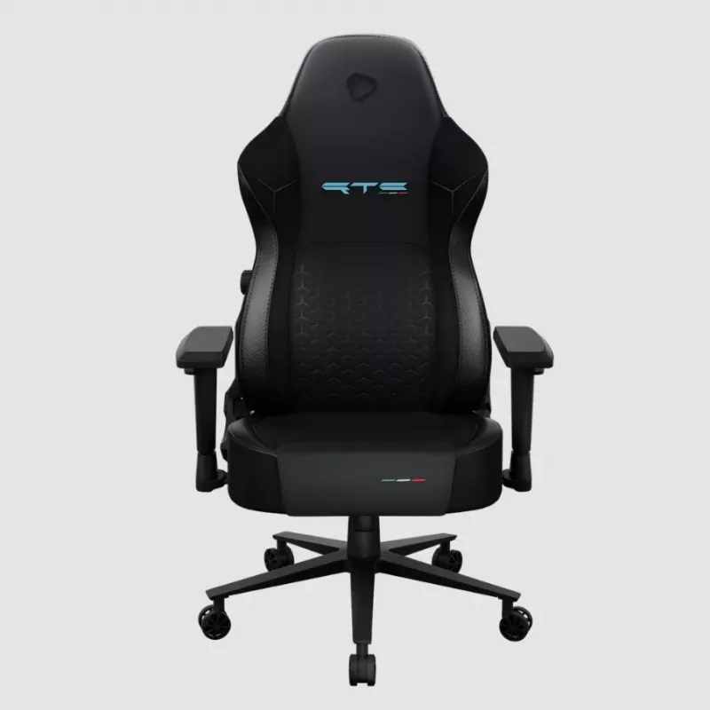 ONEX RTC ErgoGlide Alcantara spēļu krēsls, melns