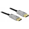 DeLOCK - DisplayPort kabelis - DisplayPort (vīr.) uz DisplayPort (vīr.) - DisplayPort 1,4 - 15,0 m - atbalsta 8K UHD (7680 x 4320) - melns (85886)