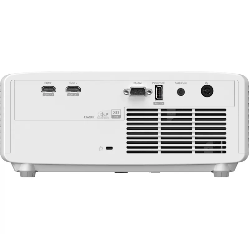 Optoma ZW350E datu projektors, īpaši īsa attāluma projektors, 4000 ANSI lūmenu, DLP, WXGA (1280x800), 3D, balts