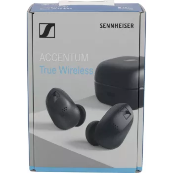 Bezvadu patiesi bezvadu austiņas Sennheiser Accentum TWS melnas