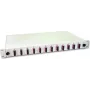 Lightwin LWL salaiduma kaste, 24 šķiedras, 12x DSC daudzmodu, 50/125µm OM4 pīgteilu salaiduma kastes (SPBOX 24G50 OM4 DSC)
