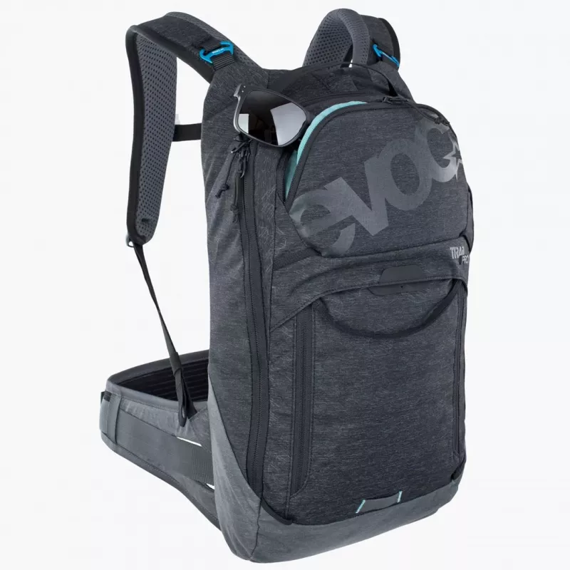 Velosipēda mugursoma EVOC Trail Pro 10L Carbon pelēka Sport