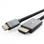 Mini DisplayPort uz HDMI kabelis CABLETIME — 1,8 m, 4K@30Hz