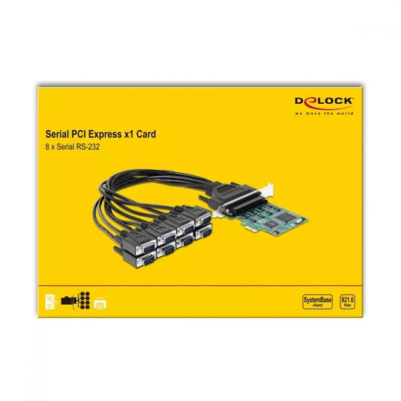 Iekšējais RS-232 adapteris DeLOCK 90411