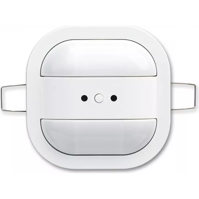 Vadu griestu PIR sensors Busch-Jaeger 6131/20-24 — pasīvais infrasarkanais, 8 m noteikšana, 24 V DC, balts