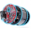 Einhell TP-CD 18/80 Li BL-Solo Keyless 1.41 kg Melns, Sarkans