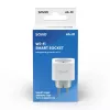 Viedā kontaktligzda SAVIO AS-01 16A Wi‑Fi 2,4 GHz, E/F tipa spraudnis, 220–240V, 3680W, balta