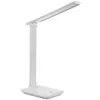 LED galda lampa MACLEAN MCE614W 9W, balta, regulējams slīpums un aptumšojama