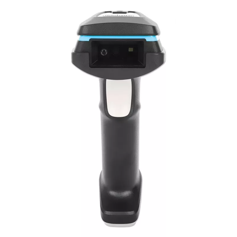 Manhattan 2D tāldarbības LED svītrkodu skeneris, USB, 450 mm skenēšanas dziļums, maks. apkārtējā gaisma 100 000 luksi (saules gaisma), atbalsta simboloģijas — 1D (21 versija) un 2D (10 versijas), skenera RJ45–USB 1,8 m kabelis (populārākais tips — USB-A), melns, 3 gadu garantija