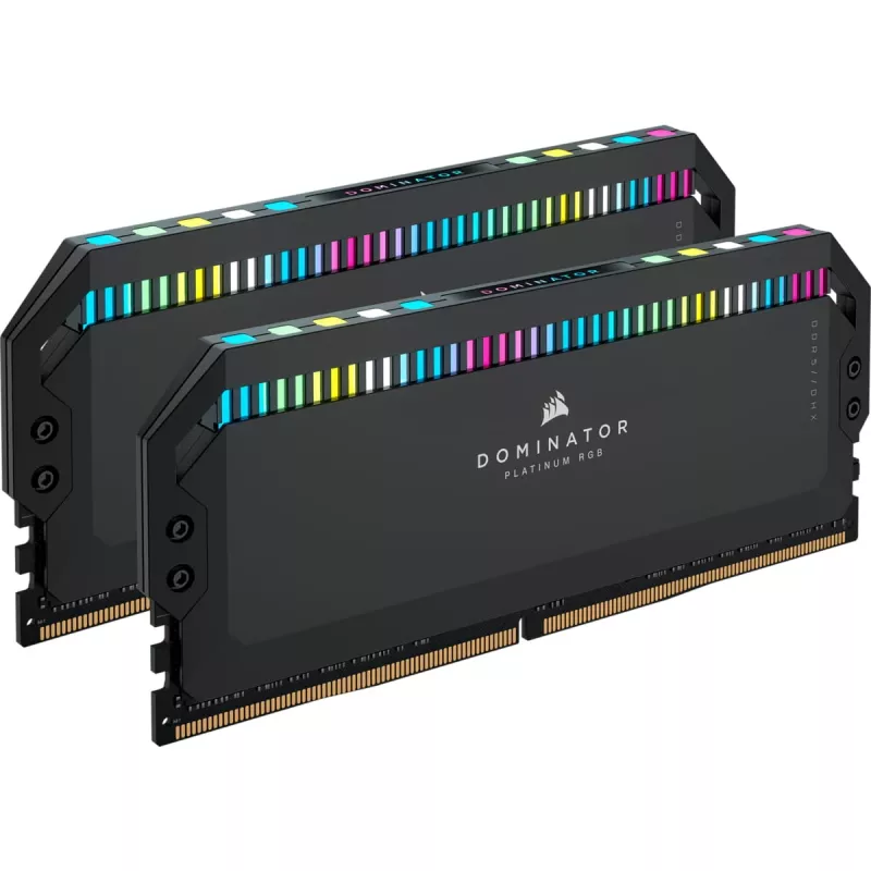 DIMM 64 GB DDR5-6400 (2x 32 GB) Dual-Kit, atmiņa melna, CMT64GX5M2B6400C32, Dominator Platinium, INTEL XMP