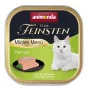 Slapjā kaķu barība animonda Vom Feinsten Mildes Menu Tītars 100 g paciņa, monoproteīns, pieaugušiem kaķiem, 81% mitrums