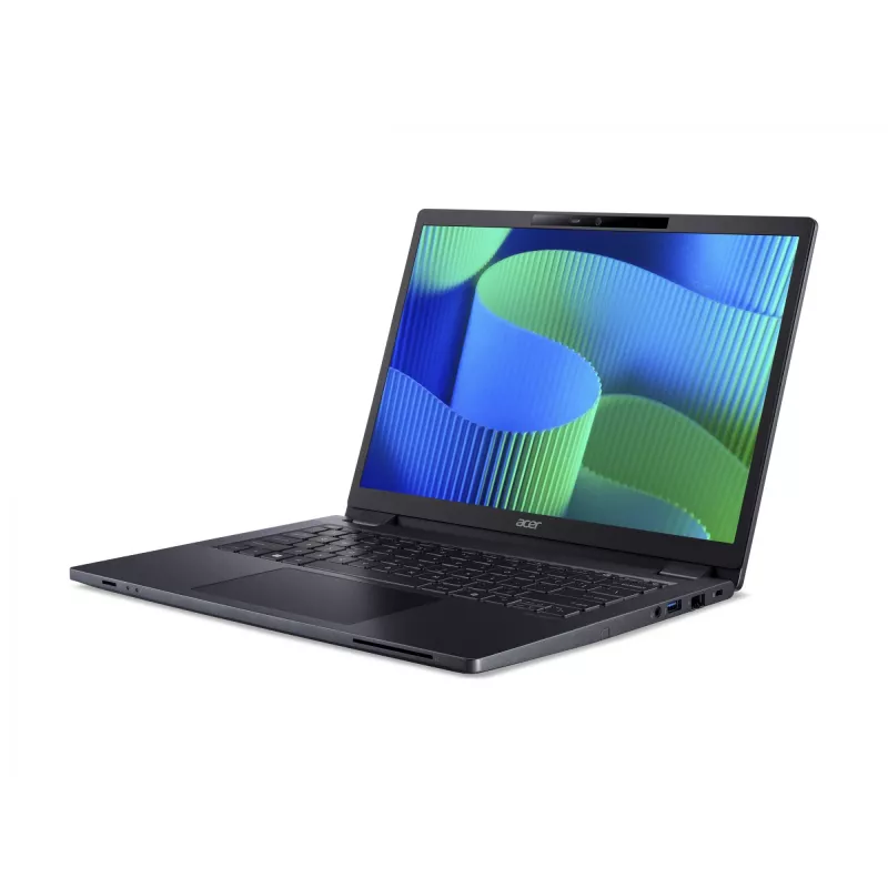 Acer | TravelMate TMP414-53-G2-TCO-585Q | Slate blue | 14 collas | WUXGA | 1920 x 1200 pikseļi | Intel Core 5 | 120U | 16 GB | DDR5 | Cietvielu disks 256 GB | Intel Iris Xe