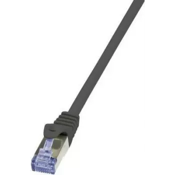 LogiLink PrimeLine – komutācijas kabelis – RJ-45 (V) uz RJ-45 (V) – 20 m – SFTP, PiMF – 7. kat. neapstrādāts kabelis – bez halogēniem, liets, nesapinās – melns