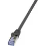 LogiLink PrimeLine – komutācijas kabelis – RJ-45 (V) uz RJ-45 (V) – 20 m – SFTP, PiMF – 7. kat. neapstrādāts kabelis – bez halogēniem, liets, nesapinās – melns