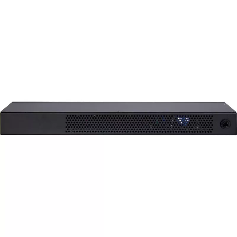 Inter-Tech SW-0816 strāvas sadales bloks (PDU) 8 maiņstrāvas ligzdas, melns