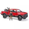 Dodge RAM 2500 Power Wagon ar piekabi un motociklu Ducati 02502 BRUDER