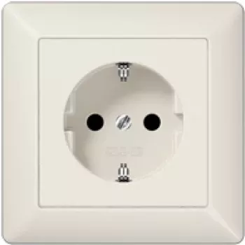 JUNG AS 1520 - CEE 7/3 - ziloņkaula krāsa - termoreaktīva plastmasa - 250 V - 16 A