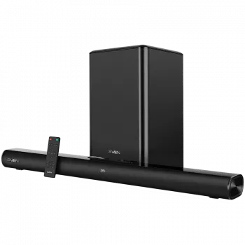 Soundbar SB-2200D, melns (300W, DolbyDigital, Bluetooth, HDMI, RC, Optical, USB, displejs, bezvadu zemfrekvenču skaļrunis)