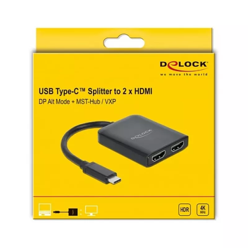 USB Type-C sadalītājs DeLOCK 87755