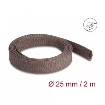Kabeļu uzmava DeLOCK 20901 Brūna Poliestera 2.5 cm