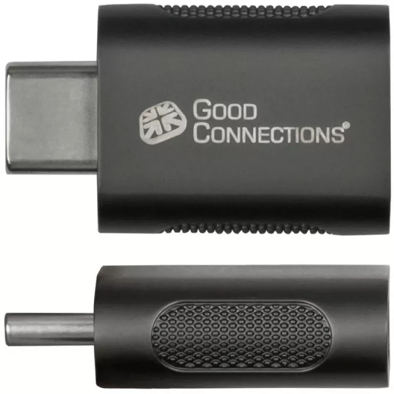 Good Connections adapteris USB 3.2 Gen.1 3.0 spraudnis C uz USB-A ligzdu cinkota metāla korpusā (USB-AD302)