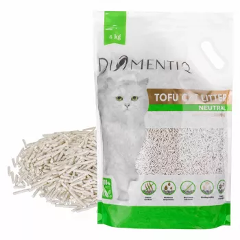 DIAMENTIQ Tofu Neutral Ultra clumping - augu izcelsmes pakaiši - 4kg