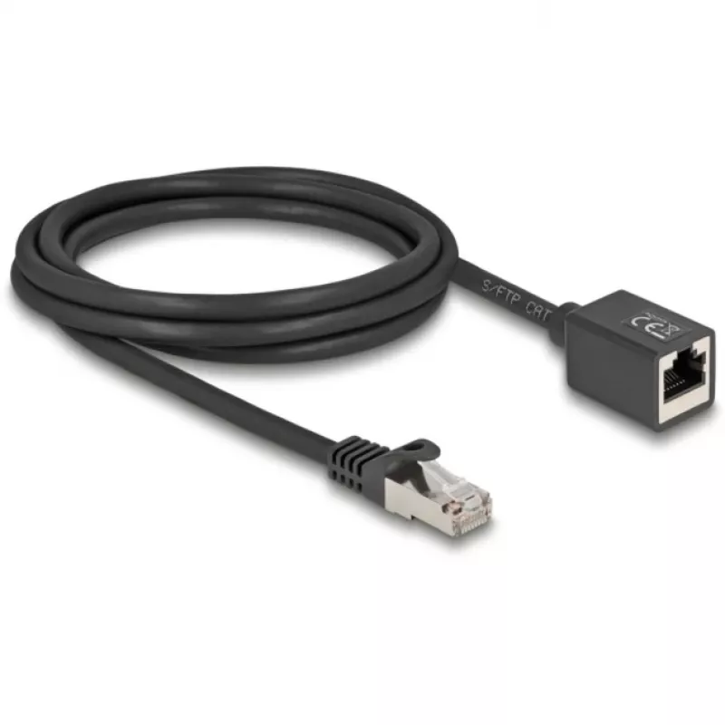 Tīkla kabelis DeLOCK 90309 RJ-45 Cat6a 2 m Melns