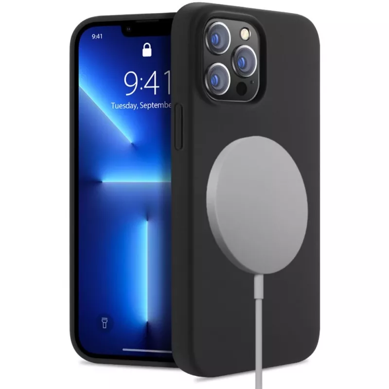 StyleShell Shock, Phone Case Melns, iPhone 16 Pro Max, Saderīga ar MagSafe