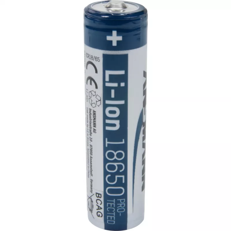 ANSMANN - akumulators 18650 - litija jonu - 2600 mAh - 9,36 Wh - sudrabains (1307-0000)