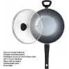 Wok Russell Hobbs RH01709EU 28 cm Pearlised, nepiedegoša cepamā panna