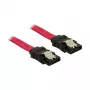 SATA kabelis DeLOCK 84301 0,7 m sarkans