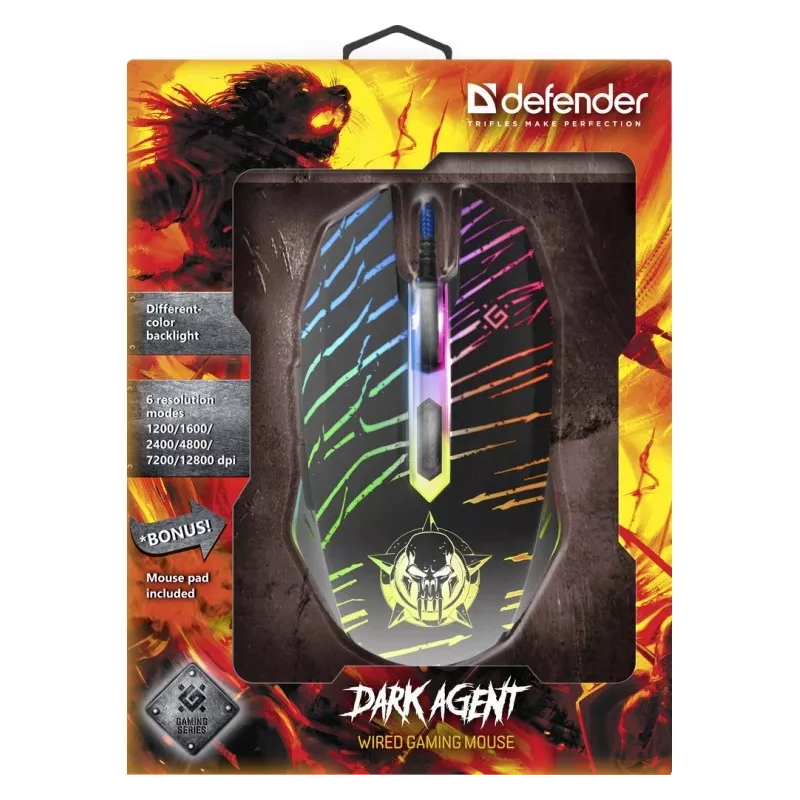 Pele Defender DARK AGENT GM-590L USB Type-A