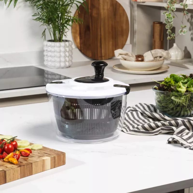 Salter salātu centrifūga BW13899EU7, 5 L ietilpība, BPA nesaturoša plastmasas bļoda un grozs