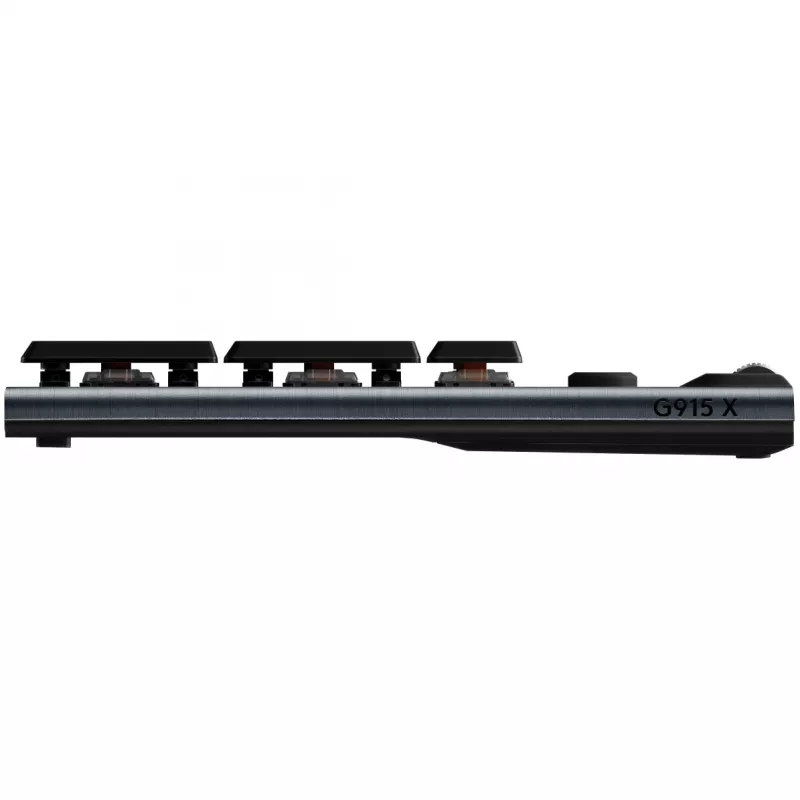 Logitech G G915 X LIGHTSPEED tastatūra spēlēm USB RF Bezvadu Bluetooth AZERTY franču melna