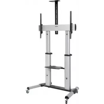 SpeaKa Professional SP-6646944 turētājs izkārtņu displejiem 2,54 m (100 ) Melns - Sudrabains (SP-6646944)