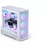 PHANTEKS Eclipse G400A PC korpuss + Glacier M25 Gen2 AiO šķidruma dzesēšana - Balts
