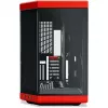 HYTE Y70 Touch Infinite Midi Tower melns, ķiršu krāsa