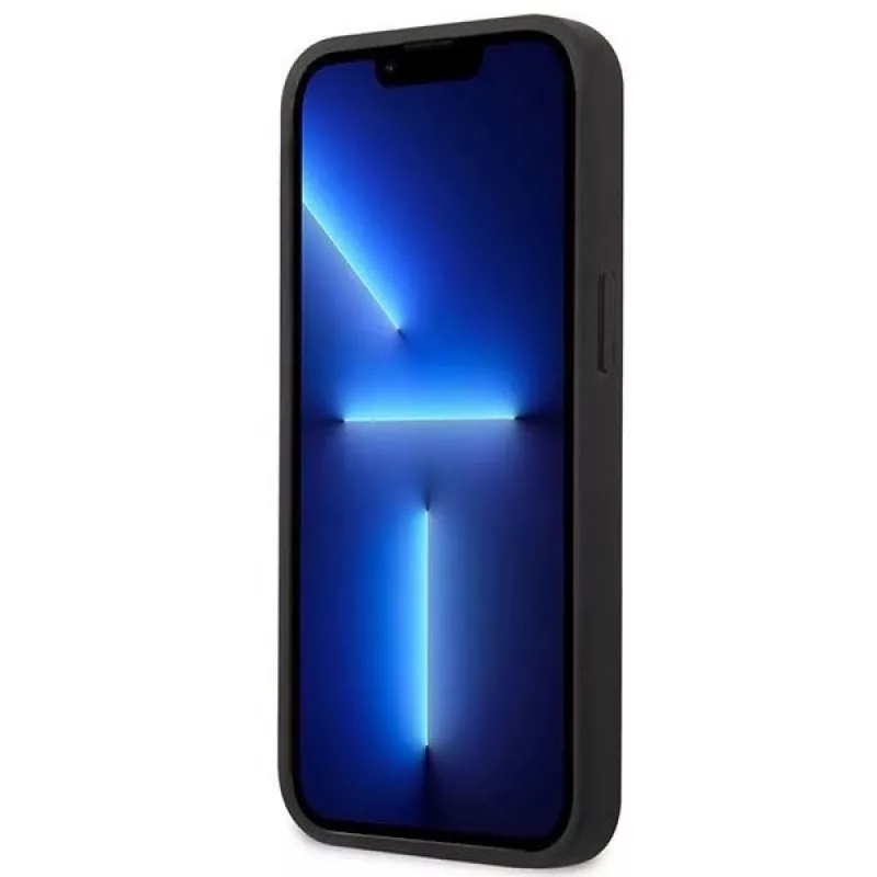 Mercedes MEHCP13SPSQRE iPhone 13 mini 5,4 sarkans/sarkans cietais vāciņš Ādas zvaigžņu raksts