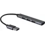 USB centrmezgls helos HUB 4in1 USB-A 3.0 ar 3x USB-A 2.0 pieslēgvietām