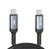USB kabelis VALUE 11.99.9086 USB4 Gen 3x2 1 m USB C melns