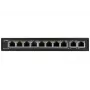 PULSAR SG108 tīkla slēdzis Gigabit Ethernet (10/100/1000) Power over Ethernet (PoE) Melns