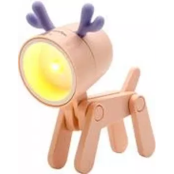 LED galda lampa RealPower 486313 rozā universāla ar baterijām