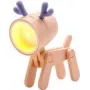 LED galda lampa RealPower 486313 rozā universāla ar baterijām
