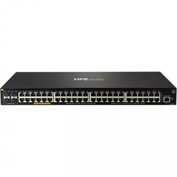 HPE - Aruba sērija - slēdzis - 2930F 48G PoE+ 4SFP - L3 - pārvaldāms - 48 x 10/100/1000 (PoE+) + 4 x Gigabit SFP (augšupsaites) uzstādāms statnē PoE+ (740 W)