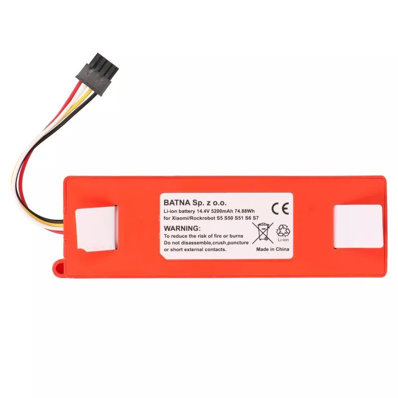 Nomaiņas akumulators Xiaomi Mi Robot / Roborock S50 S55 putekļsūcējam, 14,4 V 5200 mAh