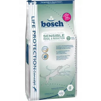 Bosch LPC Sensible Renal Reduction sausā suņu barība ar zemu olbaltumvielu saturu, 11,5 kg