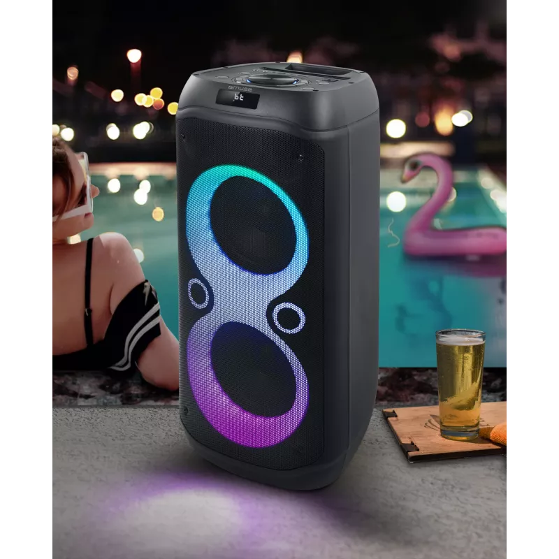 Muse M-1937 DJ portatīvā/ballīšu skaļrunis Melns 600 W