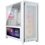 Corsair FRAME 4000D LCD RS datora korpuss, Midi-Tower, ATX, ARGB, rūdīts stikls - balts