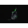 Razer Kraken V2 Pro Kitty Edition, vadu, pāri ausīm, melnas, spēļu austiņas