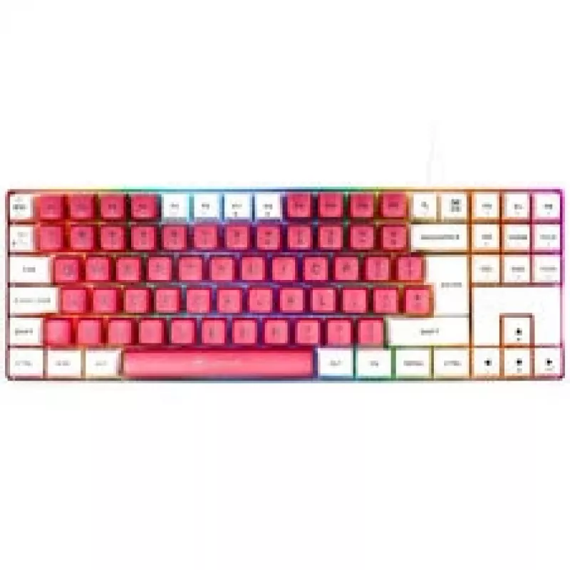 GAMIAC TKL90G spēļu tastatūra, Kailh Zils - balta/sarkana